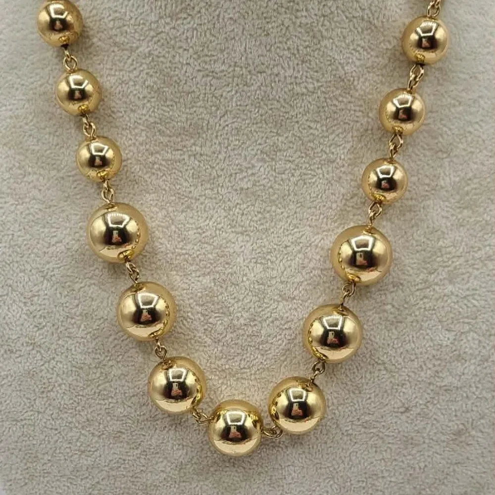J Crew Gold Tone Beaded Neclace NWOT!